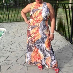 H&m Multi color maxi dress